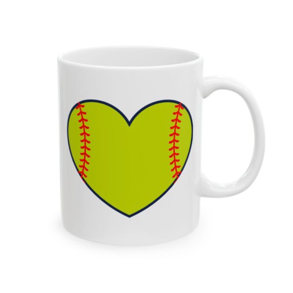 Softball Heart Softball Mug – Softball Fan Coffee Mug – 11oz/15oz Ceramic Mug - 16152_0_right.jpg Softball Heart Softball Mug – Softball Fan Coffee Mug – 11oz/15oz Ceramic Mug
