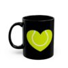 Tennis Heart Tennis Mug – Tennis Fan Coffee Mug – 11oz/15oz Ceramic Mug