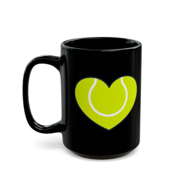 Tennis Heart Tennis Mug – Tennis Fan Coffee Mug – 11oz/15oz Ceramic Mug