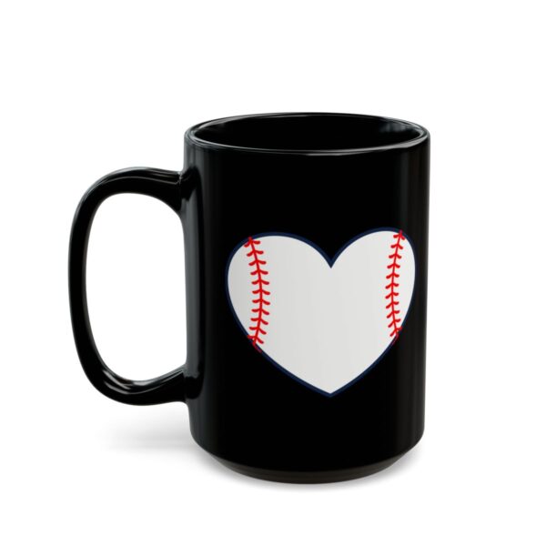 Baseball Heart Baseball Mug – Baseball Fan Coffee Mug – 11oz/15oz Ceramic Mug - 16166_3_left.jpg Baseball Heart Baseball Mug – Baseball Fan Coffee Mug – 11oz/15oz Ceramic Mug