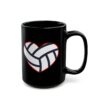 Volleyball Heart Volleyball Mug – Volleyball Fan Coffee Mug – 11oz/15oz Ceramic Mug - 16173_2_right.jpg Volleyball Heart Volleyball Mug – Volleyball Fan Coffee Mug – 11oz/15oz Ceramic Mug