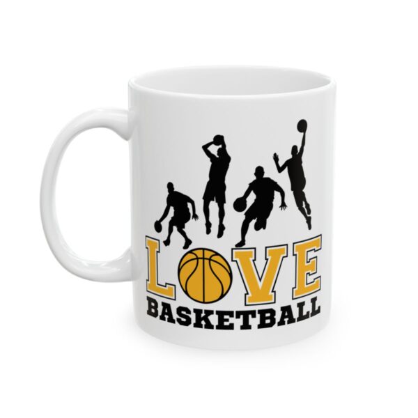 Love Basketball Players Basketball Mug – Basketball Fan Coffee Mug – 11oz/15oz Ceramic Mug - 16270_1_left.jpg Love Basketball Players Basketball Mug – Basketball Fan Coffee Mug – 11oz/15oz Ceramic Mug