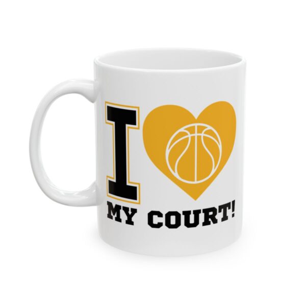 I Heart My Court Basketball Mug – Basketball Fan Coffee Mug – 11oz/15oz Ceramic Mug - 16273_1_left.jpg I Heart My Court Basketball Mug – Basketball Fan Coffee Mug – 11oz/15oz Ceramic Mug