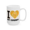I Heart My Court Basketball Mug – Basketball Fan Coffee Mug – 11oz/15oz Ceramic Mug - 16273_2_right.jpg I Heart My Court Basketball Mug – Basketball Fan Coffee Mug – 11oz/15oz Ceramic Mug