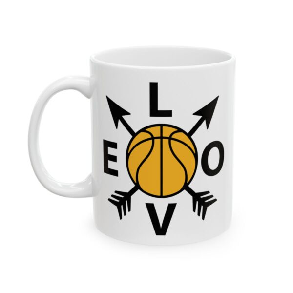 Love Basketball Arrows Basketball Mug – Basketball Fan Coffee Mug – 11oz/15oz Ceramic Mug - 16277_1_left.jpg Love Basketball Arrows Basketball Mug – Basketball Fan Coffee Mug – 11oz/15oz Ceramic Mug