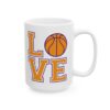 Love Basketball Stacked Basketball Mug – Basketball Fan Coffee Mug – 11oz/15oz Ceramic Mug - 16281_2_right.jpg Love Basketball Stacked Basketball Mug – Basketball Fan Coffee Mug – 11oz/15oz Ceramic Mug