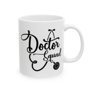 Doctor Squad Script Medical Mug – Healthcare Gift Coffee Mug – 11oz/15oz Ceramic Mug