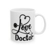 Love Doctor Heart Stethoscope Medical Mug – Healthcare Gift Coffee Mug – 11oz/15oz Ceramic Mug - 21168_0_right.jpg Love Doctor Heart Stethoscope Medical Mug – Healthcare Gift Coffee Mug – 11oz/15oz Ceramic Mug