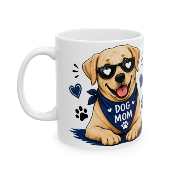 Dog Mom Vibes Dog Lover Mug – Dog Quote Coffee Mug – 11oz/15oz Ceramic Mug