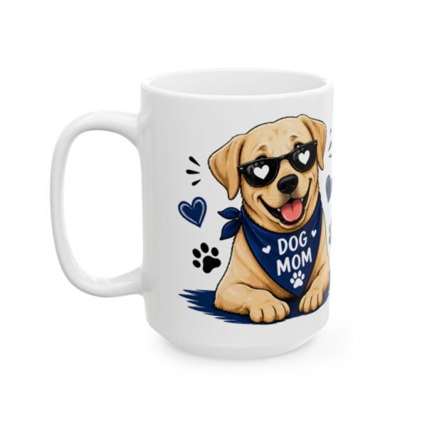 Dog Mom Vibes Dog Lover Mug – Dog Quote Coffee Mug – 11oz/15oz Ceramic Mug