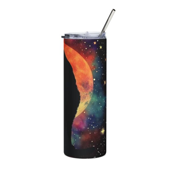 Black Cat Moon Tumbler – 20oz Stainless Steel Tumbler