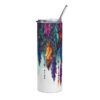 Beaded Boho Feathers Tumbler – 20oz Stainless Steel Tumbler - 9454_2_right.jpg Beaded Boho Feathers Tumbler – 20oz Stainless Steel Tumbler