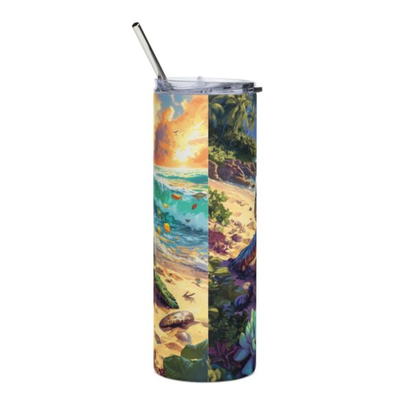Beach Sea Turtle Tumbler – 20oz Stainless Steel Tumbler