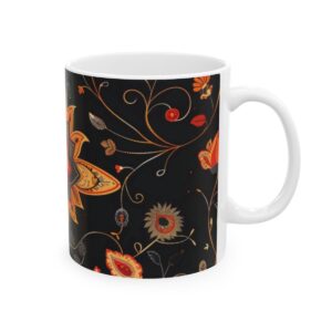 Eastern Enchantment Floral Mandala Mug – Design 1 – 11oz/15oz Ceramic Mug - 9458_0_right.jpg Eastern Enchantment Floral Mandala Mug – Design 1 – 11oz/15oz Ceramic Mug