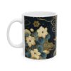 Eastern Enchantment Navy and Gold Clouds with White Flowers Mug – 11oz/15oz Ceramic Mug - 9501_1_left.jpg Eastern Enchantment Navy and Gold Clouds with White Flowers Mug – 11oz/15oz Ceramic Mug