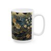Eastern Enchantment Navy and Gold Clouds with White Flowers Mug – 11oz/15oz Ceramic Mug - 9501_2_right.jpg Eastern Enchantment Navy and Gold Clouds with White Flowers Mug – 11oz/15oz Ceramic Mug