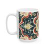 Eastern Enchantment Cream Red and Teal Mandala Mug – 11oz/15oz Ceramic Mug - 9511_3_left.jpg Eastern Enchantment Cream Red and Teal Mandala Mug – 11oz/15oz Ceramic Mug