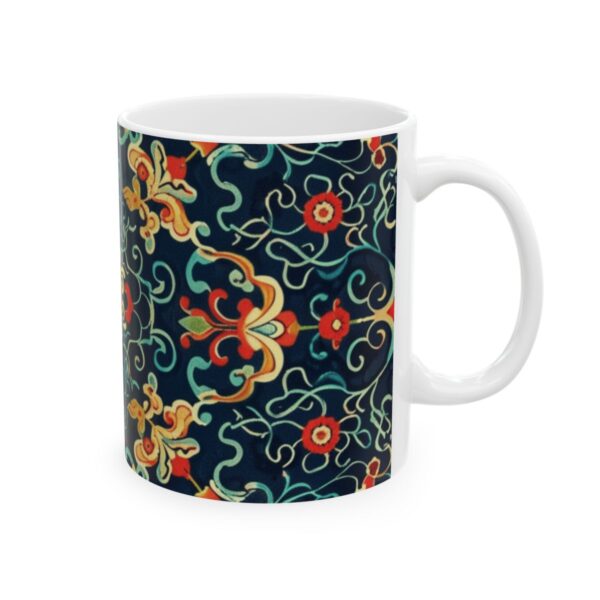 Eastern Enchantment Navy Floral Medallion Mug – 11oz/15oz Ceramic Mug - 9519_0_right.jpg Eastern Enchantment Navy Floral Medallion Mug – 11oz/15oz Ceramic Mug