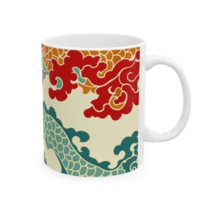 Eastern Enchantment Teal Dragon Scales with Red Clouds Mug – 11oz/15oz Ceramic Mug - 9528_0_right.jpg Eastern Enchantment Teal Dragon Scales with Red Clouds Mug – 11oz/15oz Ceramic Mug