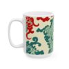 Eastern Enchantment Teal Dragon Scales with Red Clouds Mug – 11oz/15oz Ceramic Mug - 9528_3_left.jpg Eastern Enchantment Teal Dragon Scales with Red Clouds Mug – 11oz/15oz Ceramic Mug