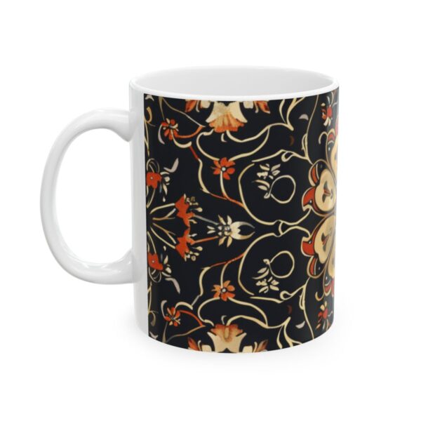 Eastern Enchantment Dark Floral Medallion Mug – 11oz/15oz Ceramic Mug - 9536_1_left.jpg Eastern Enchantment Dark Floral Medallion Mug – 11oz/15oz Ceramic Mug