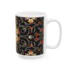 Eastern Enchantment Dark Floral Medallion Mug – 11oz/15oz Ceramic Mug - 9536_2_right.jpg Eastern Enchantment Dark Floral Medallion Mug – 11oz/15oz Ceramic Mug