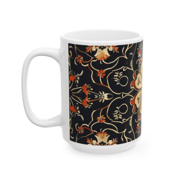 Eastern Enchantment Dark Floral Medallion Mug – 11oz/15oz Ceramic Mug - 9536_3_left.jpg Eastern Enchantment Dark Floral Medallion Mug – 11oz/15oz Ceramic Mug