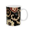 Eastern Enchantment Black and Cream Floral Scroll Mug – 11oz/15oz Ceramic Mug - 9540_0_right.jpg Eastern Enchantment Black and Cream Floral Scroll Mug – 11oz/15oz Ceramic Mug