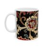 Eastern Enchantment Black and Cream Floral Scroll Mug – 11oz/15oz Ceramic Mug - 9540_1_left.jpg Eastern Enchantment Black and Cream Floral Scroll Mug – 11oz/15oz Ceramic Mug