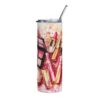 Girly Makeup and Lipstick Tumbler – 20oz Stainless Steel Tumbler