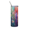 Gerbera Daisy Watercolor Flowers Tumbler – 20oz Stainless Steel Tumbler - 9555_3_back.jpg Gerbera Daisy Watercolor Flowers Tumbler – 20oz Stainless Steel Tumbler