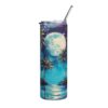 Full Moon Summer Palm Trees Tumbler – 20oz Stainless Steel Tumbler