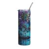 Full Moon Summer Palm Trees Tumbler – 20oz Stainless Steel Tumbler