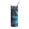 Full Moon Island Palm Trees Tumbler – 20oz Stainless Steel Tumbler