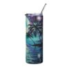 Full Moon Island Palm Trees Tumbler – 20oz Stainless Steel Tumbler