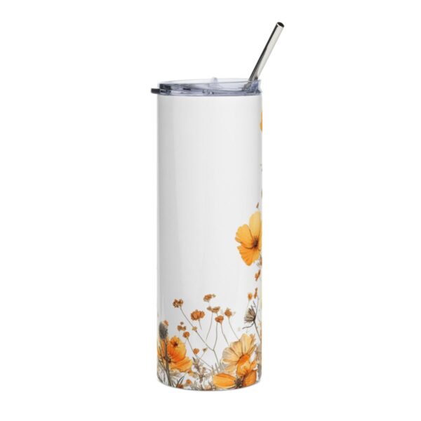 Yellow Wildflower Bouquet Tumbler – 20oz Stainless Steel Tumbler - 9566_0_front.jpg Yellow Wildflower Bouquet Tumbler – 20oz Stainless Steel Tumbler