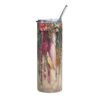 Boho Feather and Flower Tumbler – 20oz Stainless Steel Tumbler