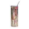 Boho Feather and Flower Tumbler – 20oz Stainless Steel Tumbler