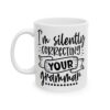 I'm Silently Correcting Your Grammar Mug – Funny Sarcastic Coffee Mug – 11oz/15oz Ceramic Mug