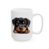 Rottweiler Peeking Dog Mug – Dog Lover Coffee Mug – 11oz/15oz Ceramic Mug - 9958_2_right.jpg Rottweiler Peeking Dog Mug – Dog Lover Coffee Mug – 11oz/15oz Ceramic Mug