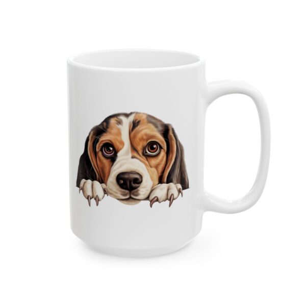 Beagle Peeking Dog Mug – Dog Lover Coffee Mug – 11oz/15oz Ceramic Mug - 9961_2_right.jpg Beagle Peeking Dog Mug – Dog Lover Coffee Mug – 11oz/15oz Ceramic Mug