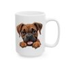 Boxer Peeking Dog Mug – Dog Lover Coffee Mug – 11oz/15oz Ceramic Mug - 9975_2_right.jpg Boxer Peeking Dog Mug – Dog Lover Coffee Mug – 11oz/15oz Ceramic Mug