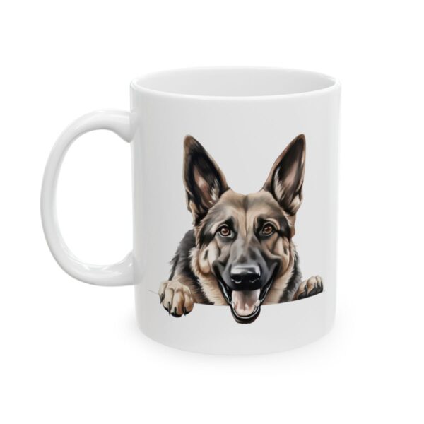 German Shepherd Peeking Dog Mug – Dog Lover Coffee Mug – 11oz/15oz Ceramic Mug - 9985_1_left.jpg German Shepherd Peeking Dog Mug – Dog Lover Coffee Mug – 11oz/15oz Ceramic Mug