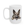 German Shepherd Peeking Dog Mug – Dog Lover Coffee Mug – 11oz/15oz Ceramic Mug - 9985_3_left.jpg German Shepherd Peeking Dog Mug – Dog Lover Coffee Mug – 11oz/15oz Ceramic Mug