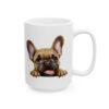 French Bulldog Peeking Dog Mug – Dog Lover Coffee Mug – 11oz/15oz Ceramic Mug - 9995_2_right.jpg French Bulldog Peeking Dog Mug – Dog Lover Coffee Mug – 11oz/15oz Ceramic Mug