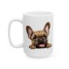 French Bulldog Peeking Dog Mug – Dog Lover Coffee Mug – 11oz/15oz Ceramic Mug - 9995_3_left.jpg French Bulldog Peeking Dog Mug – Dog Lover Coffee Mug – 11oz/15oz Ceramic Mug